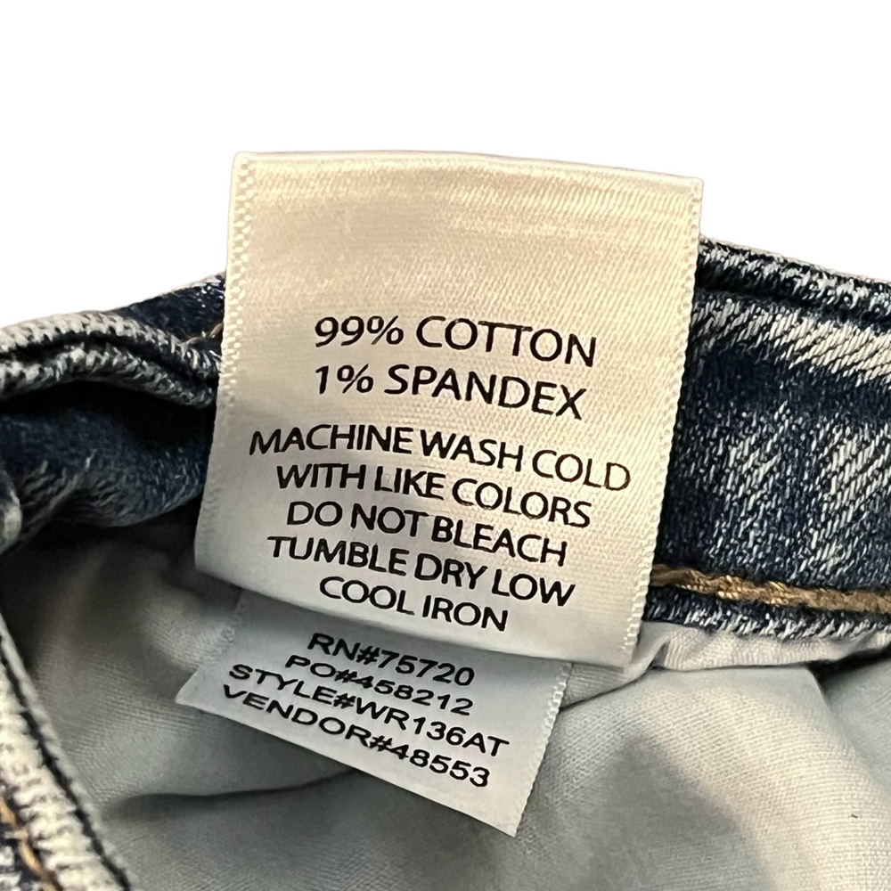 Willow & Root “The Mom Fit” Distressed High Rise Jeans - Picture 6 of 9